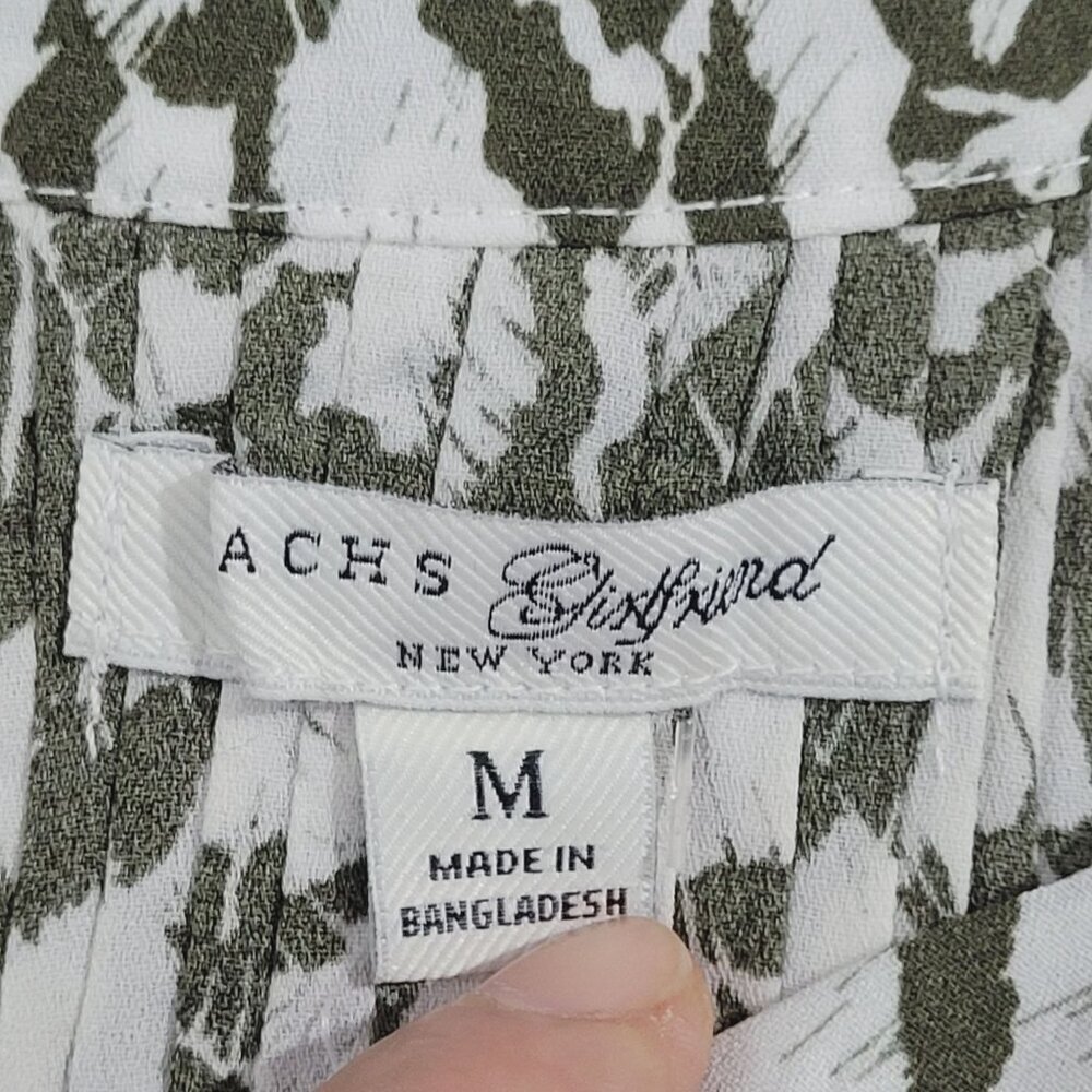 NEW Jachs Girlfriend Womens Printed Blouse 3/4 Sleeves Lightweight Size M// 25CT - Picture 6 of 13